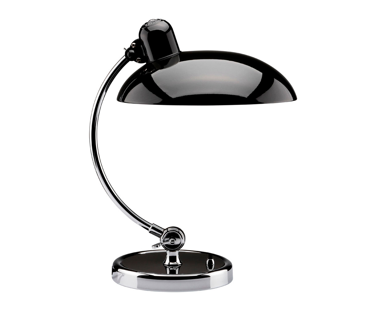 Fritz Hansen Kaiser Idell Table Lamp Black, 6631-T Luxus