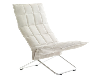 K Chair, Sand Fabric White, W 72 cm