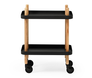 Block Trolley, Black, 35 x 50 cm