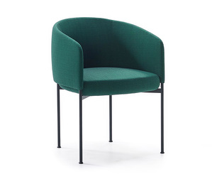Bonnet Dining Chair, Fabric Matrix 11 Green, H 58 cm