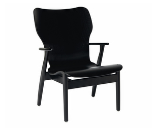 Domus Lounge Chair, Stained Black