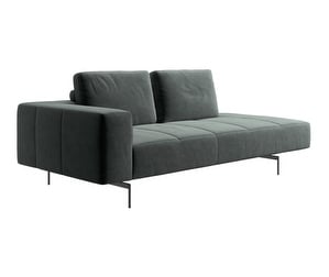 Amsterdam Sofa, Velvet Fabric 3032 Green, W 220 cm