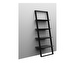 Bordeaux Wall Shelf, Grey / Matt Black, H 161 cm