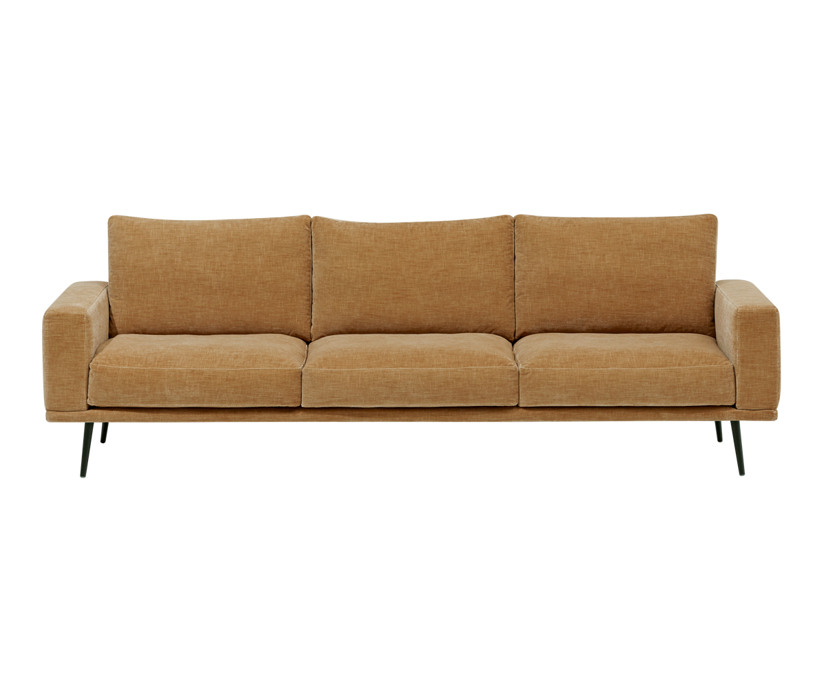 BoConcept Carlton Chaise Sofa, Velvet Fabric 3033 Sand | Vepsäläinen