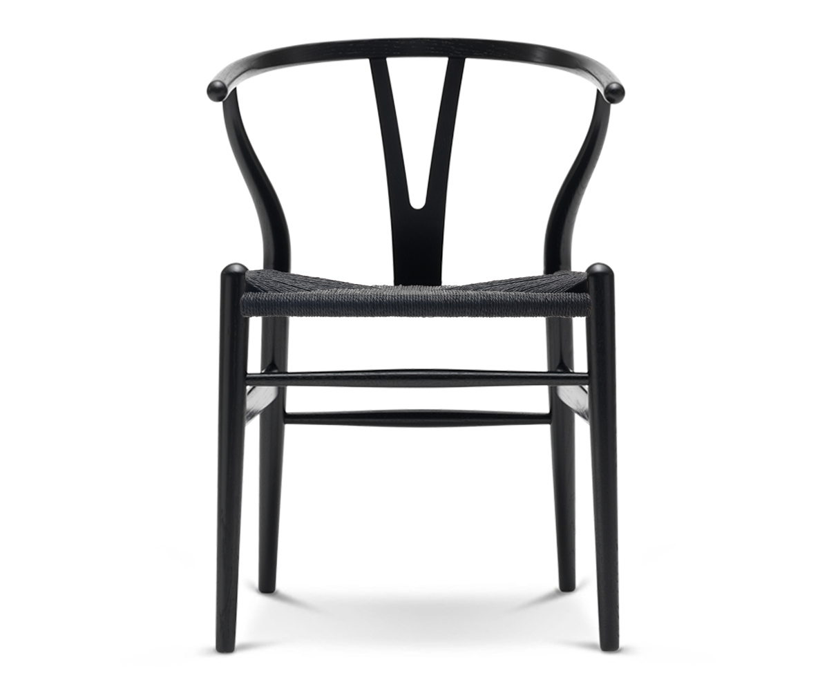 Carl Hansen & Søn CH24 Wishbone -tuoli musta tammi, musta istuin