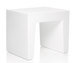 Concrete Stool, White