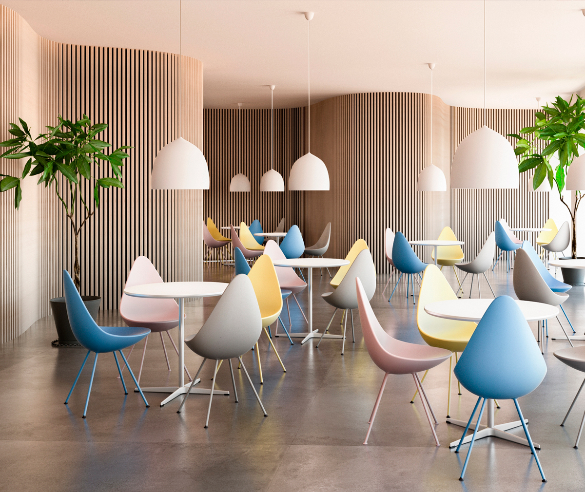 Fritz hansen online drop chair
