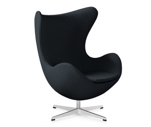 Egg Chair, Fame Fabric Black