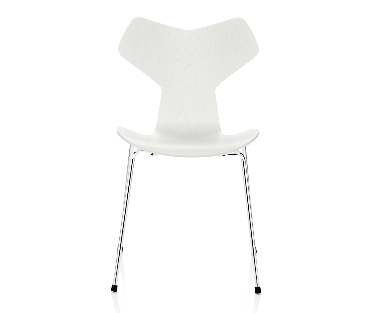 Fritz Hansen Grand Prix Chair 3130 Coloured Ash/White