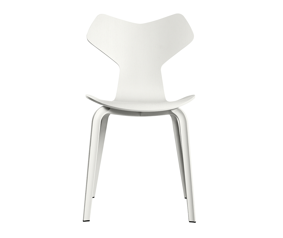 Fritz Hansen Grand Prix Chair 4130 Coloured Ash/White