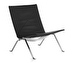 PK22 Chair, Aura Leather Black