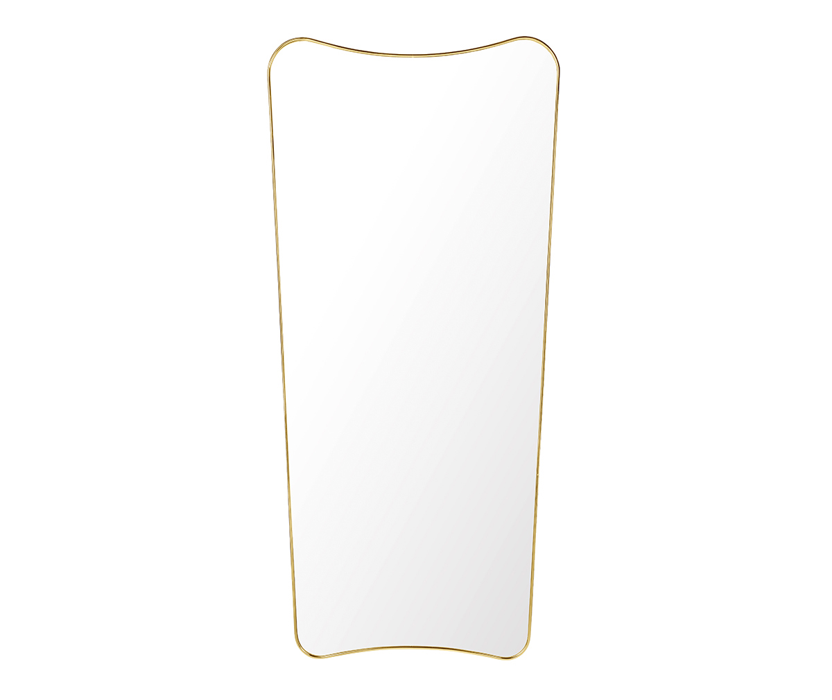 Gubi F.A. 33 Wall Mirror Brass, 69 x 146 cm Gubi F.A. 33 Wall Mirror Brass, 69 x 146 cm