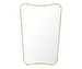 F.A. 33 Wall Mirror, Brass, 54 x 80 cm