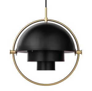 Multi-Lite Pendant, Brass/Black, ø 36 cm