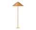 Tynell 9602 Floor Lamp, Rattan Shade
