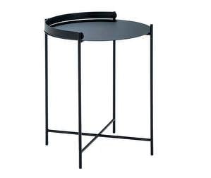 Edge Side Table, Black, ø 46 cm