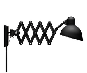 Kaiser Idell Wall Lamp, Matt Black, 6718-W