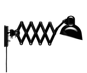 Kaiser Idell Wall Lamp, Black, 6718-W
