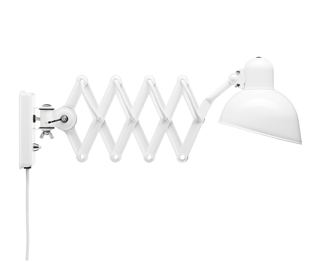Fritz Hansen Kaiser Idell Wall Lamp White, 6718-W