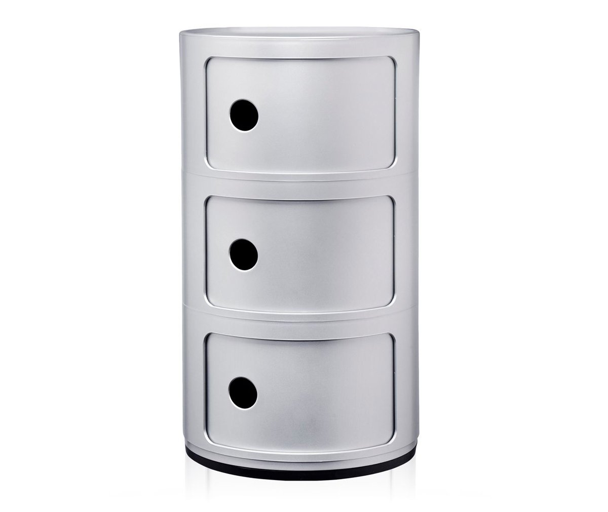 Kartell Componibili Silver, 3 Modules