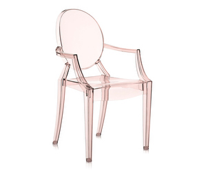 Louis Ghost Chair, Orange