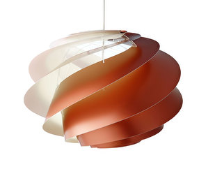 Swirl 1 Pendant Lamp, Copper, ø 45 cm