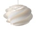 Swirl 1 -riippuvalaisin, valkoinen, ø 45 cm