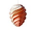Swirl 2 Pendant Lamp, Copper, H 45 cm