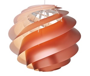 Swirl 3 Pendant Lamp, Copper, ø 65 cm