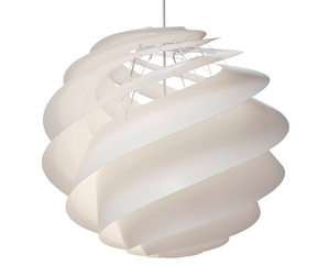 Swirl 3 Pendant Lamp, White, ø 65 cm
