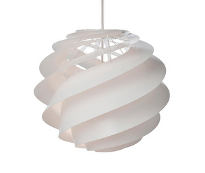 Swirl 3 Pendant Lamp, White, ø 32 cm