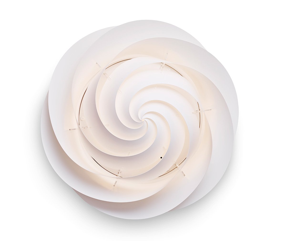 Le Klint Swirl-katto/seinävalaisin valkoinen, ø 60 cm