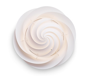 Swirl Ceiling/Wall Lamp, White, ø 60 cm