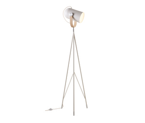 Carronade Floor Lamp, Sand/Oak, H 175 cm