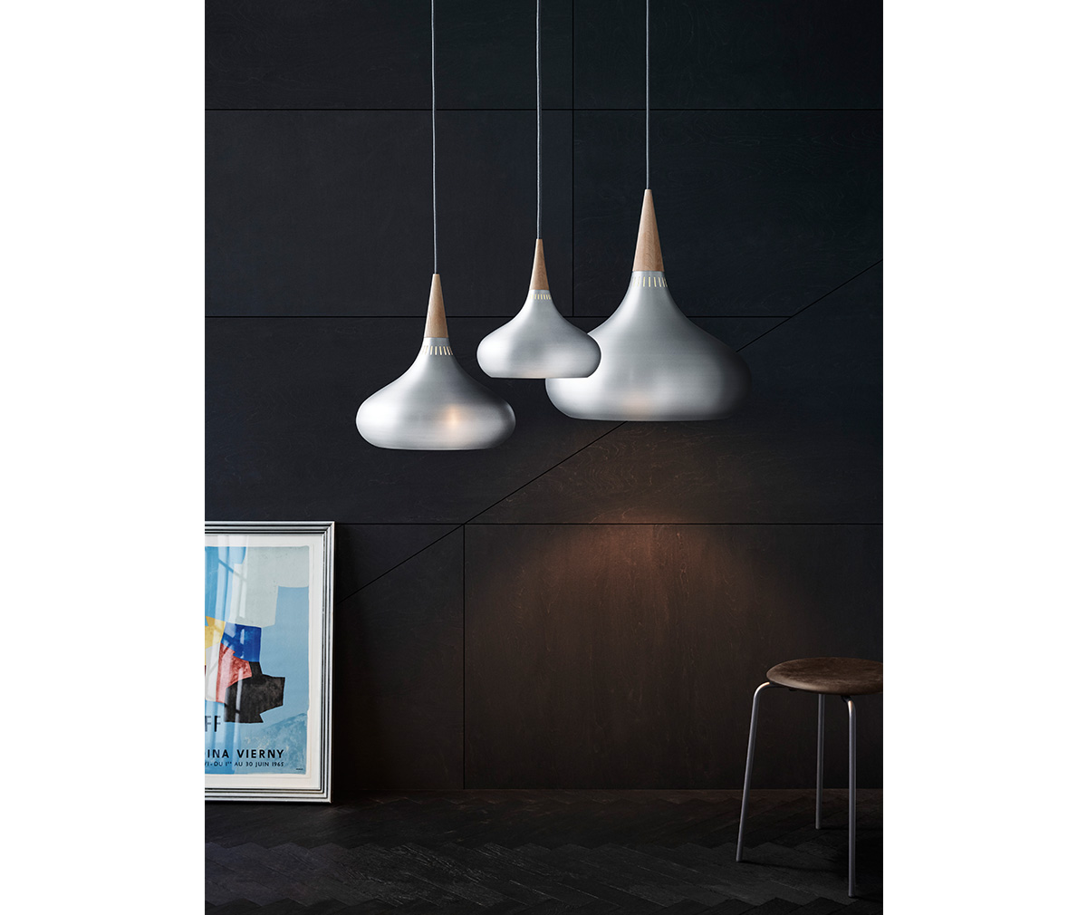 Fritz Hansen Orient P2 Pendant, Aluminium | Vepsäläinen