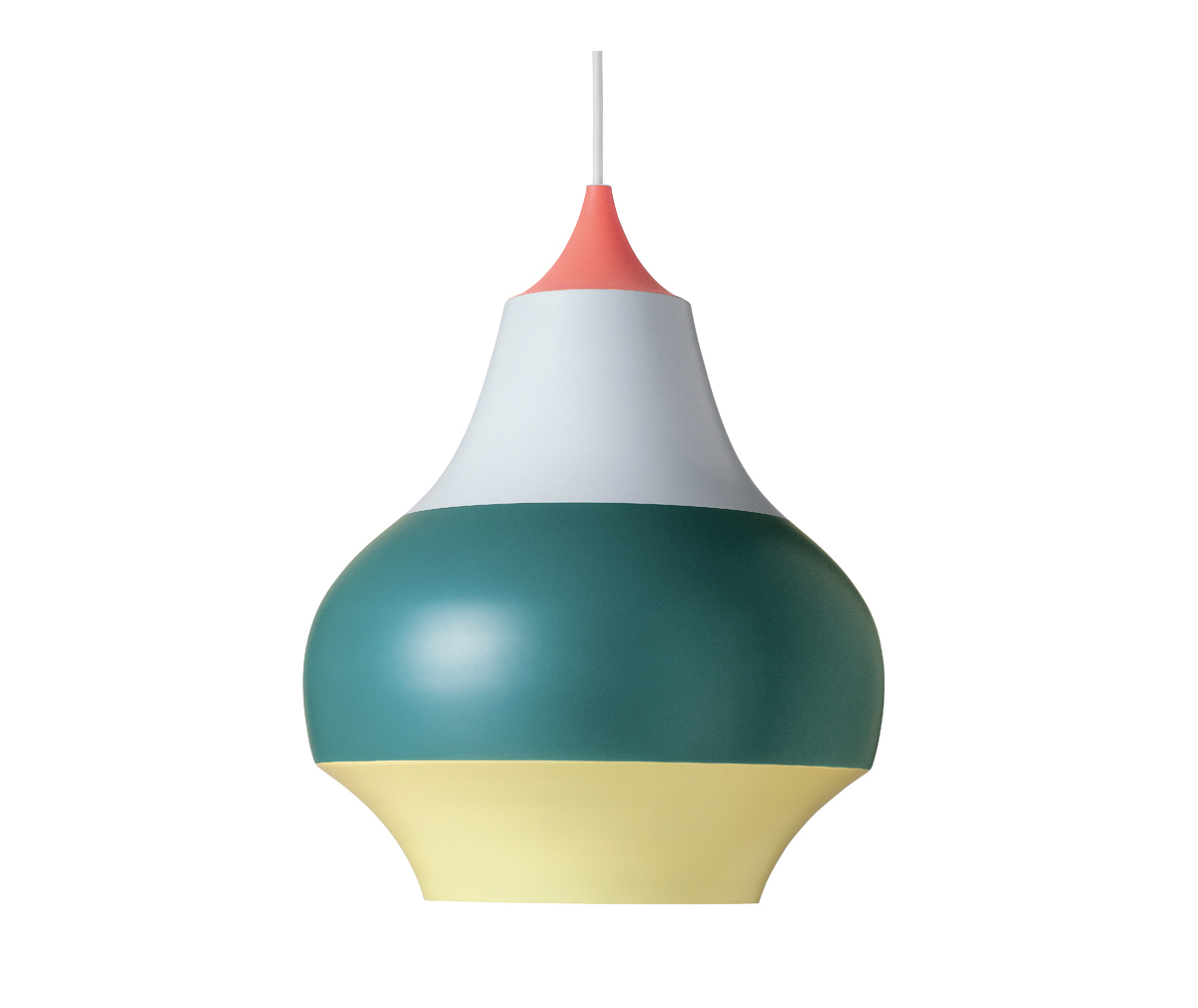 Louis Poulsen Cirque-riippuvalaisin puna/vihreä, ø 38 cm