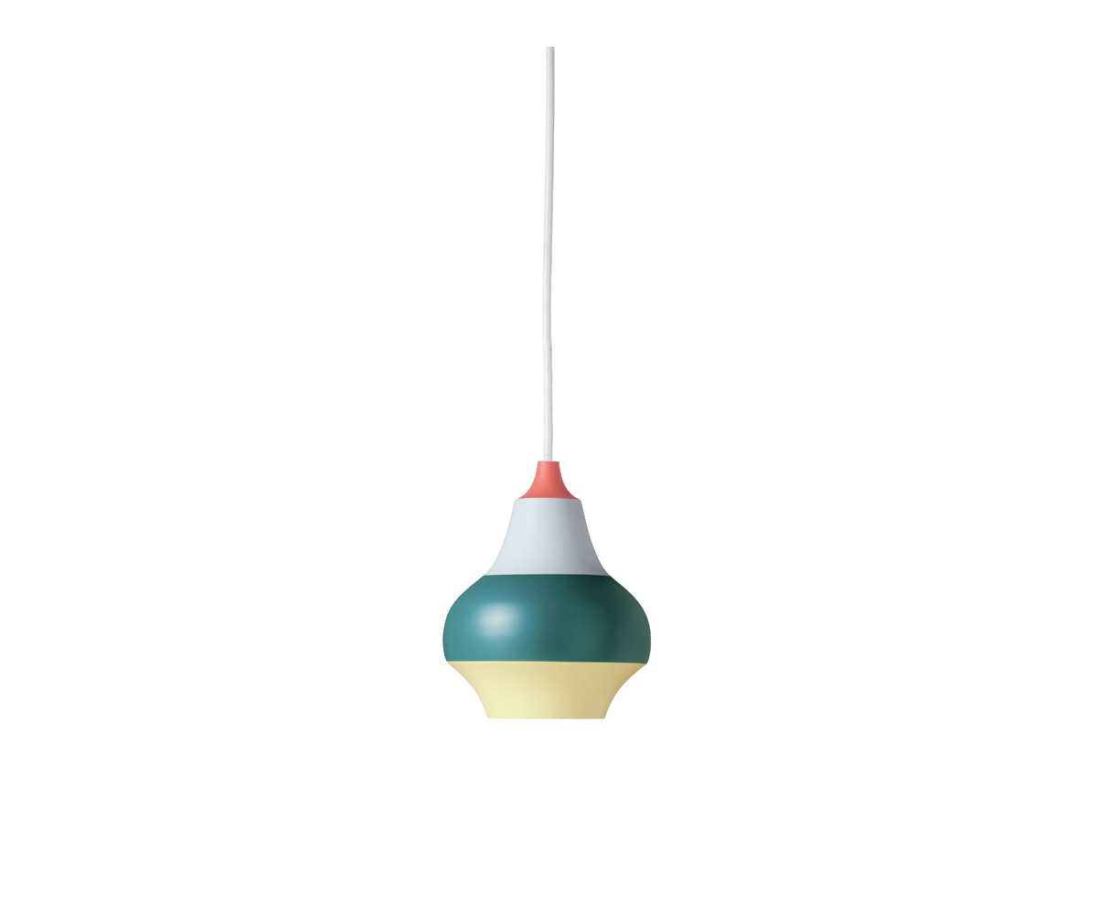 Louis Poulsen Cirque-riippuvalaisin puna/vihreä, ø 15 cm