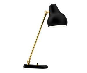 VL38 Table Lamp, Black/Brass