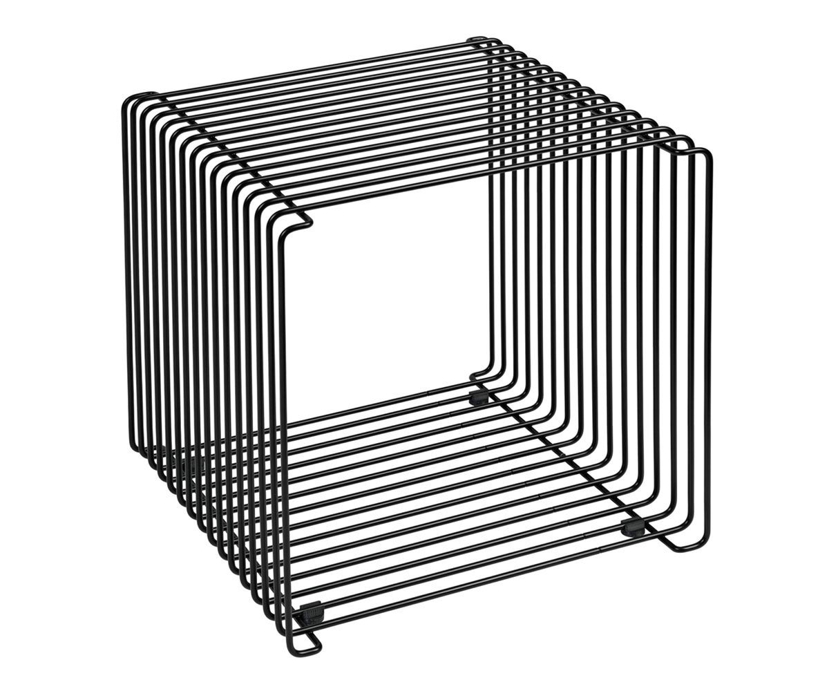 Montana Panton Wire Cube musta, L 34,8 cm