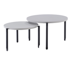 Ballet Coffee Table, Grey/Black, ø 55 cm