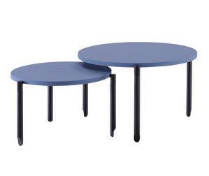 Ballet Coffee Table, Blue/Black, ø 68 cm