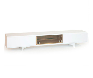 Mup Sideboard, White/Oak, W 234 cm