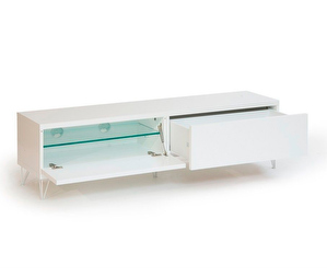 Mup Sideboard, White, W 156 cm, White Viiva Legs