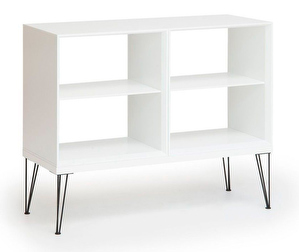 Slimmi Open Shelf, W 104 cm, Black Viiva Legs