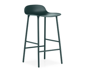 Form Bar Stool, Green/Steel