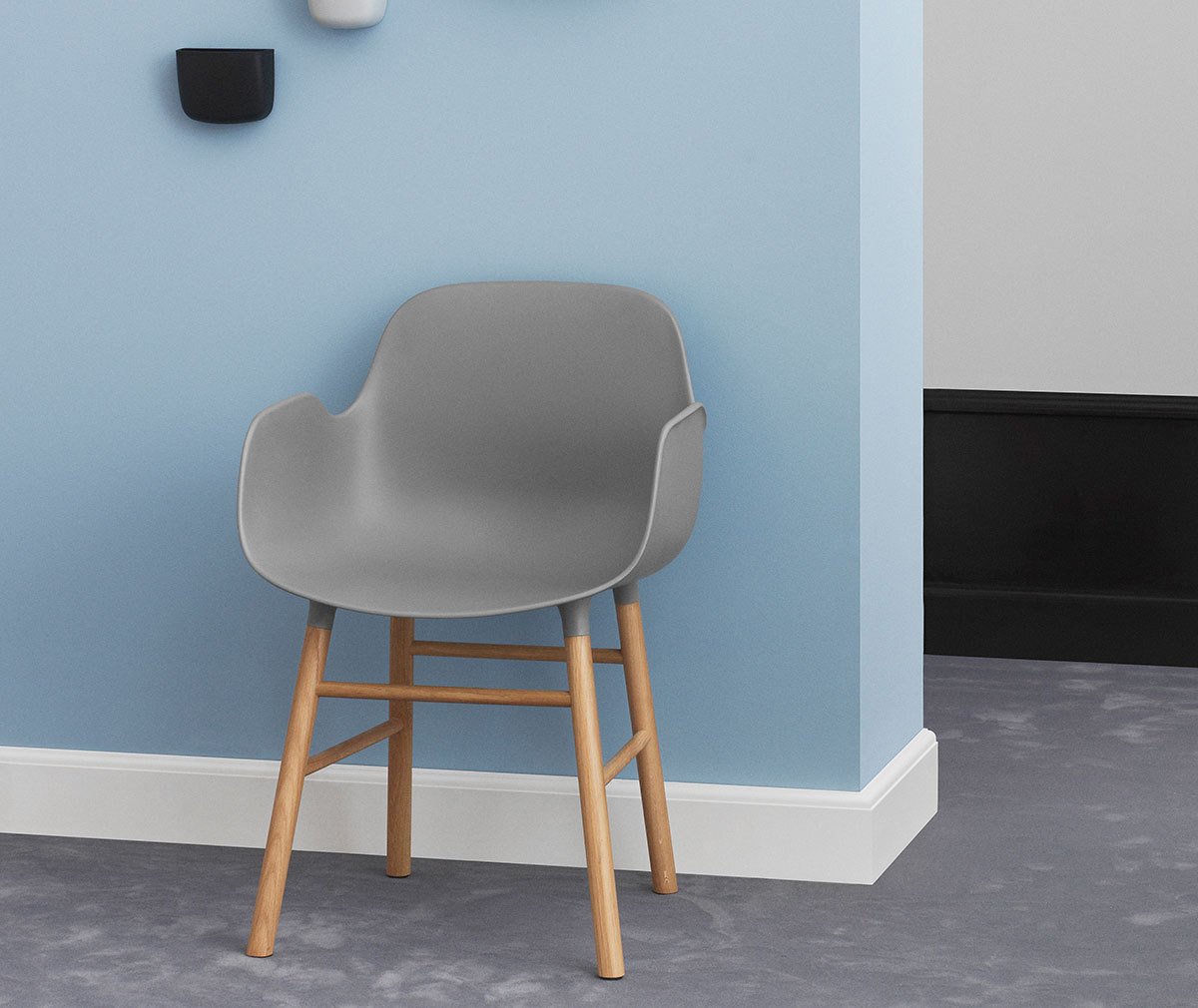 Form Chair with Armrests