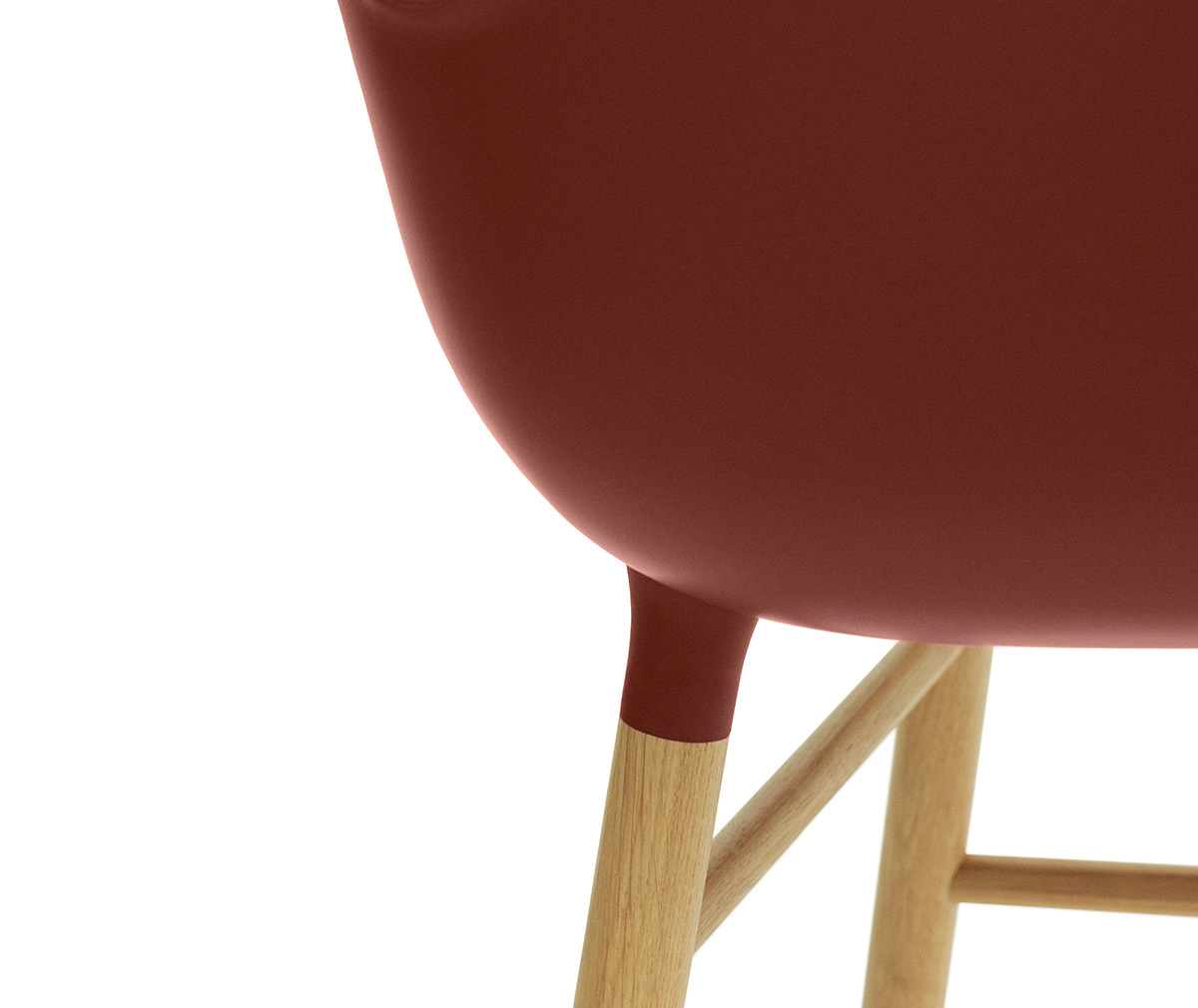 Form-tuoli käsinojilla