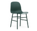 Form-tuoli, vihreä/teräs