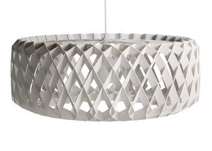 Pilke Pendant Light, White, ø 80 cm