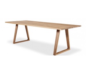 Extendable Plank Table #106, Oiled Oak, 95 x 240/340 cm, .